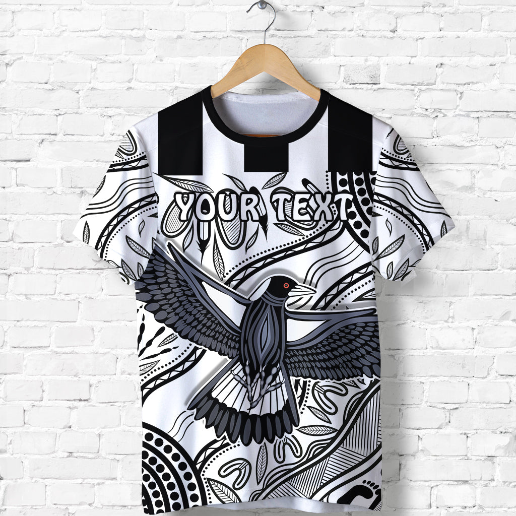 (Custom Personalised) Magpies Lovers T shirt Collingwood Forever - Vibe Hoodie Shop