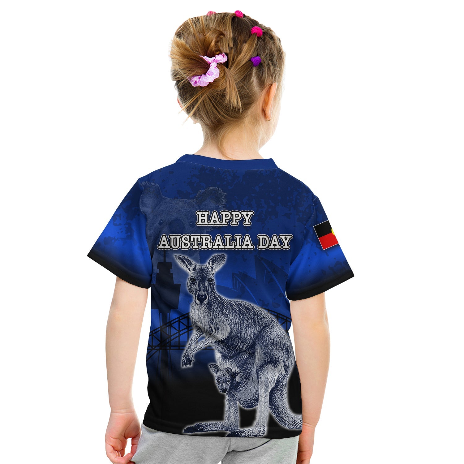 Australia Day T shirt KID Kangaroo - Vibe Hoodie Shop