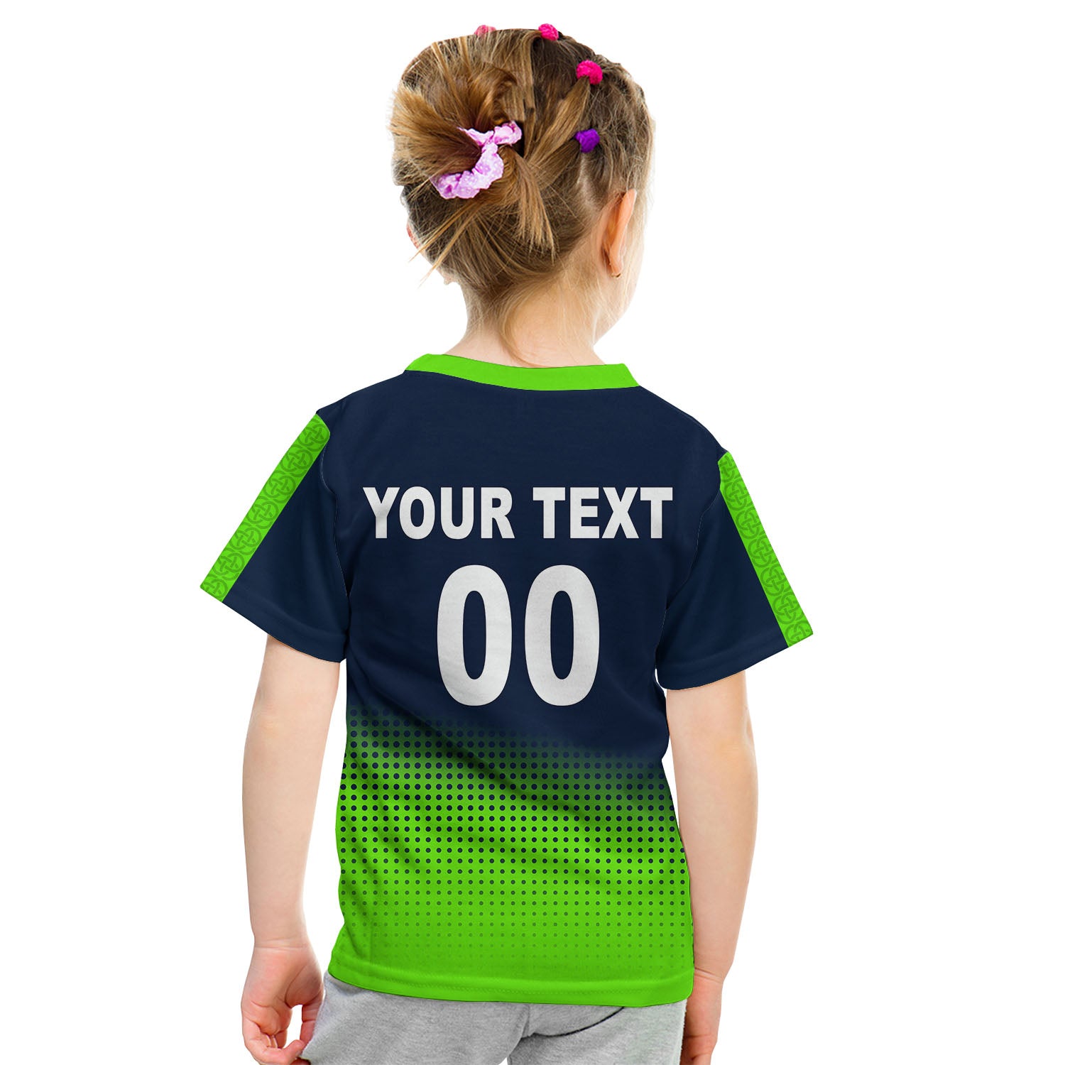 (Custom Personalised And Number) Ireland Cricket Men's T20 World Cup T Shirt KID No.2 - Vibe Hoodie Shop