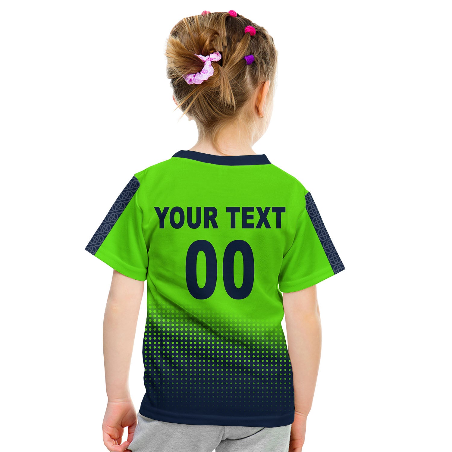 (Custom Personalised And Number) Ireland Cricket Men's T20 World Cup T Shirt KID No.1 - Vibe Hoodie Shop