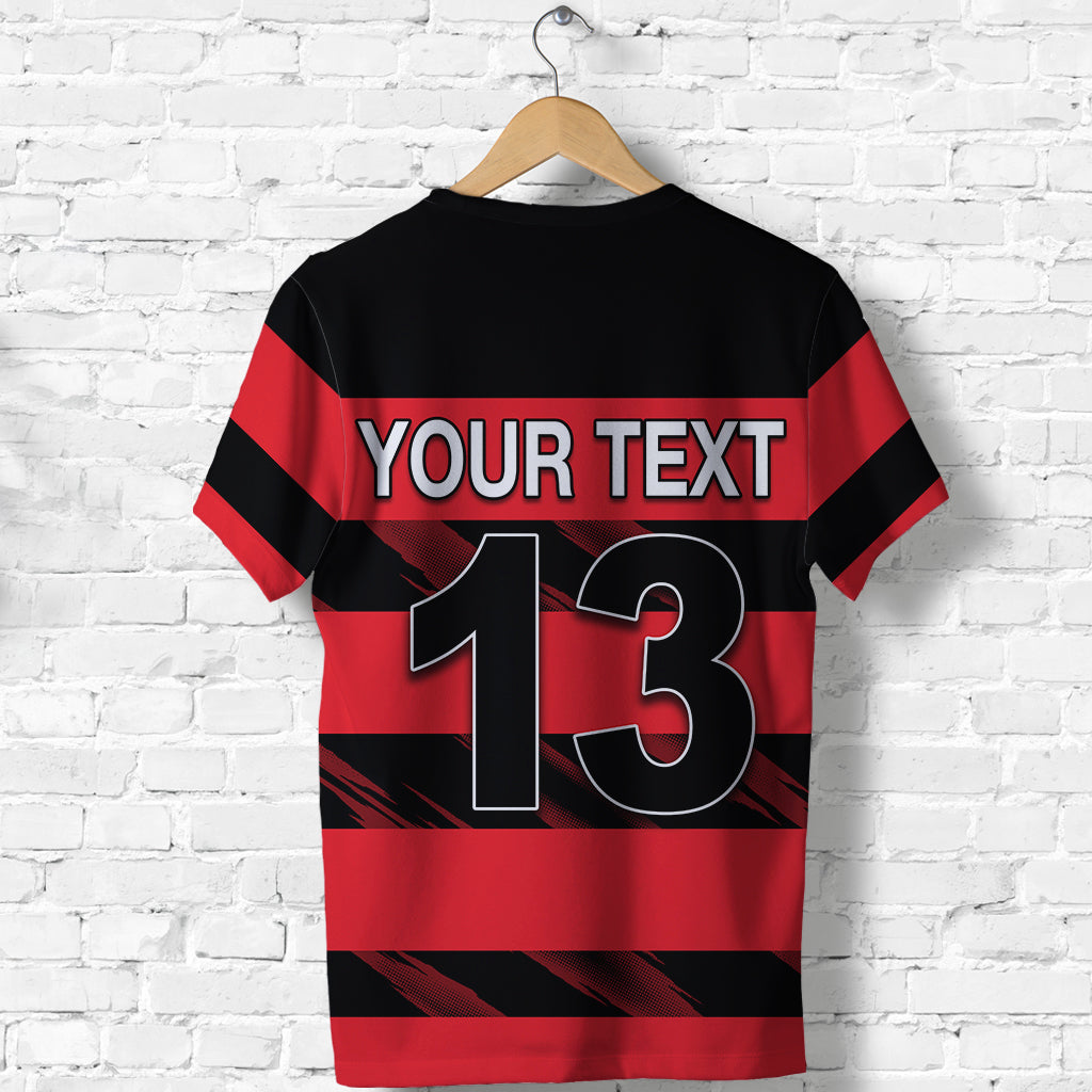 (Custom Personalised) The Bears T shirt North Sydney Bears Strong Comeback - Custom Text and Number - Vibe Hoodie Shop