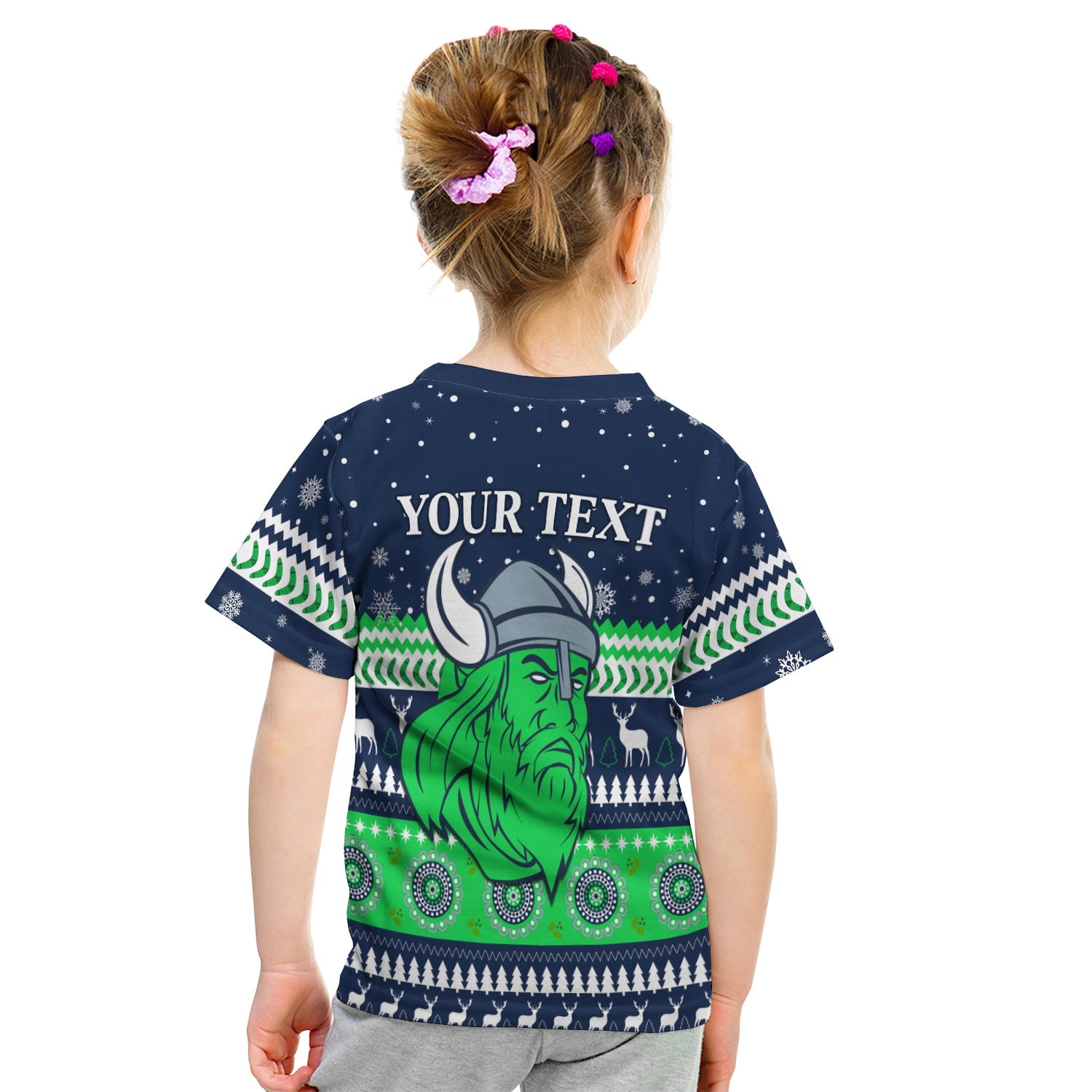 (Custom Personalised) Raiders T shirt KID Canberra Merry Christmas The Milk - Vibe Hoodie Shop