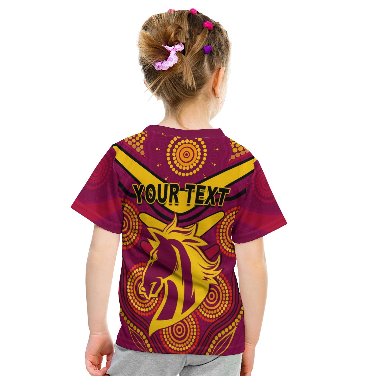 (Custom Personalised) Broncos NAIDOC Week 2022 T shirt KID Aboriginal Get Up - Vibe Hoodie Shop