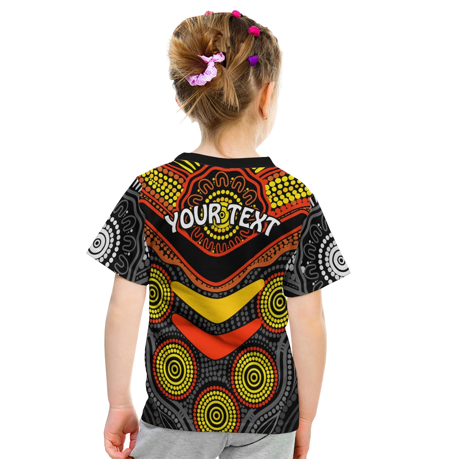 (Custom Personalised) NAIDOC Week 2022 T shirt KID Aboriginal GET UP STAND UP SHOW UP - Vibe Hoodie Shop