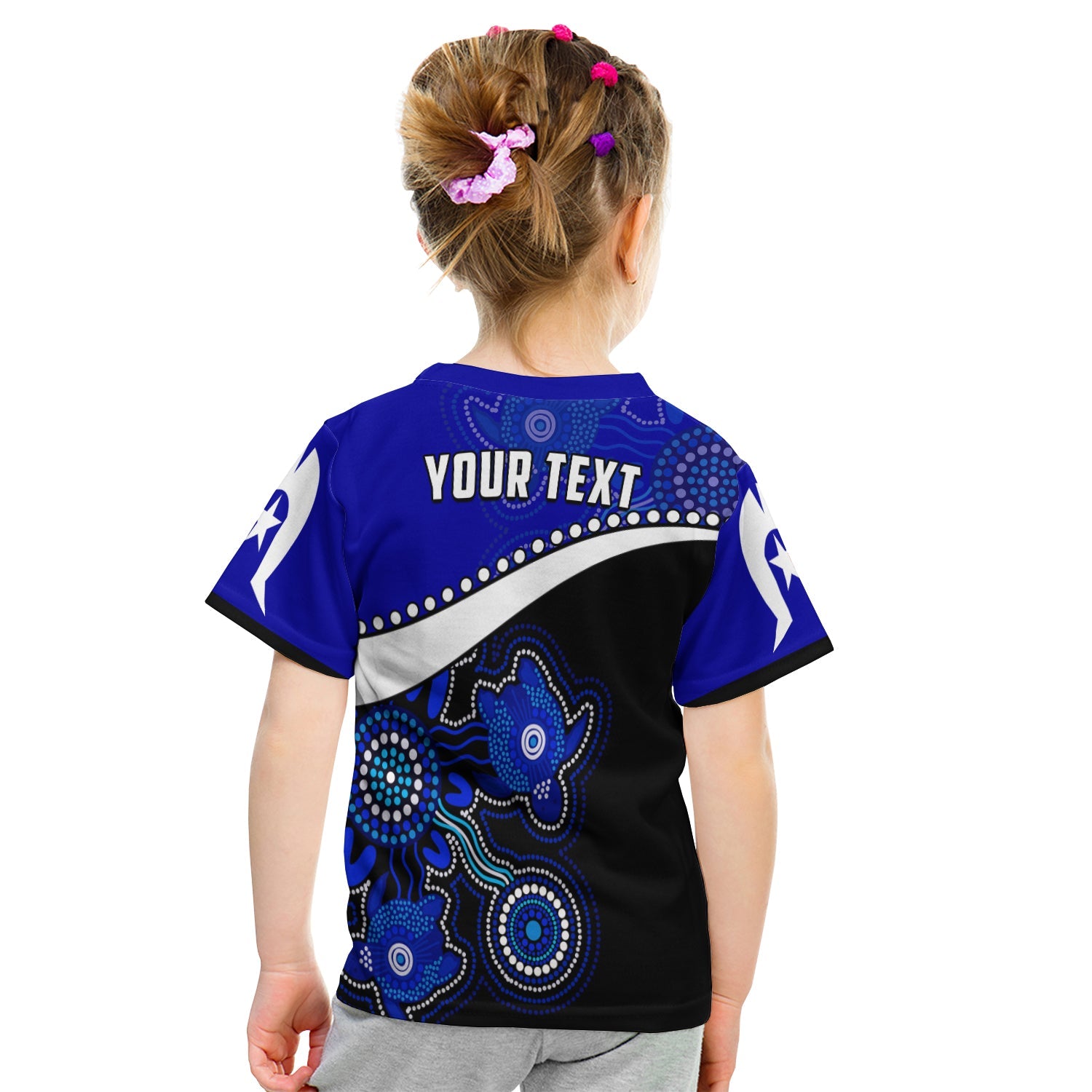 (Custom Personalised) NAIDOC Week 2022 T shirt KID Torres Strait Islanders Version Blue Aboriginal Turtles - Vibe Hoodie Shop