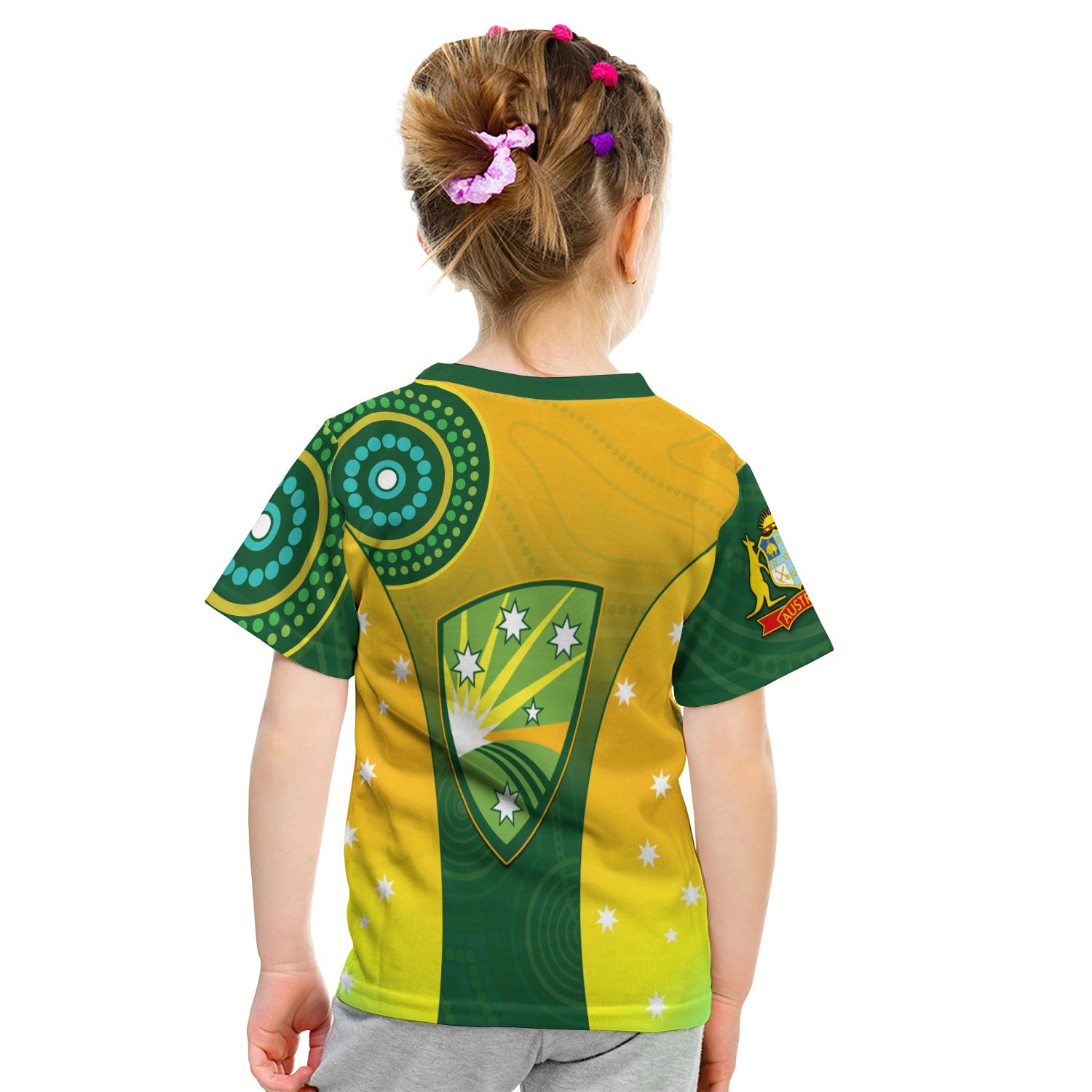 (Custom Personalised) Cricket Australia T shirt KID Unique Aboriginal - Vibe Hoodie Shop