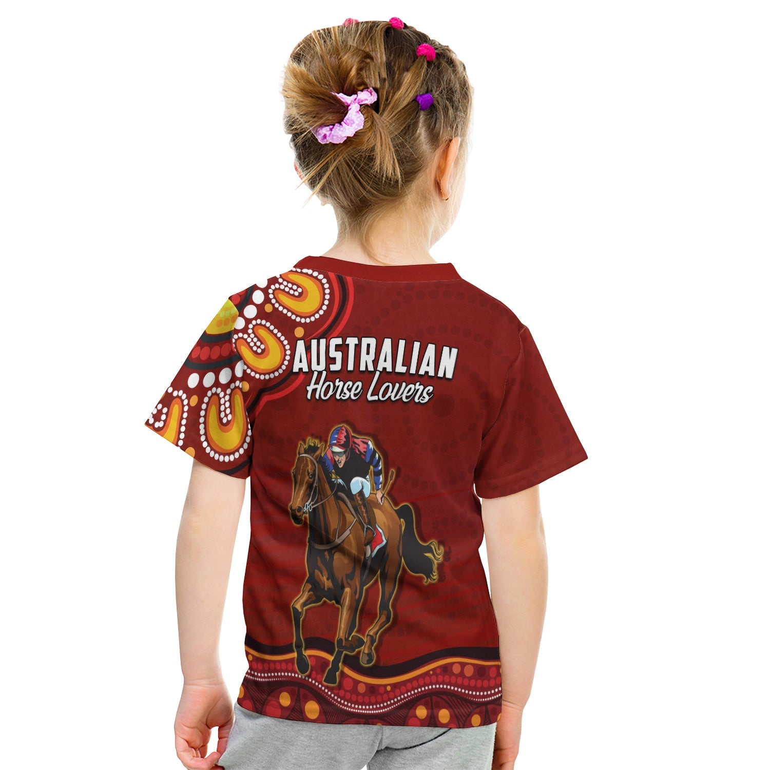 (Custom Personalised) Launceston Cup 2022 T shirt KID Australia Aboriginal Red Horse Lovers - Vibe Hoodie Shop