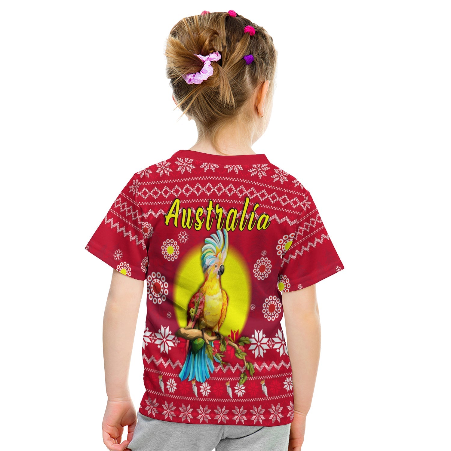 (Custom Personalised) Australia Christmas T shirt KID Be Loved Cockatoo - Vibe Hoodie Shop