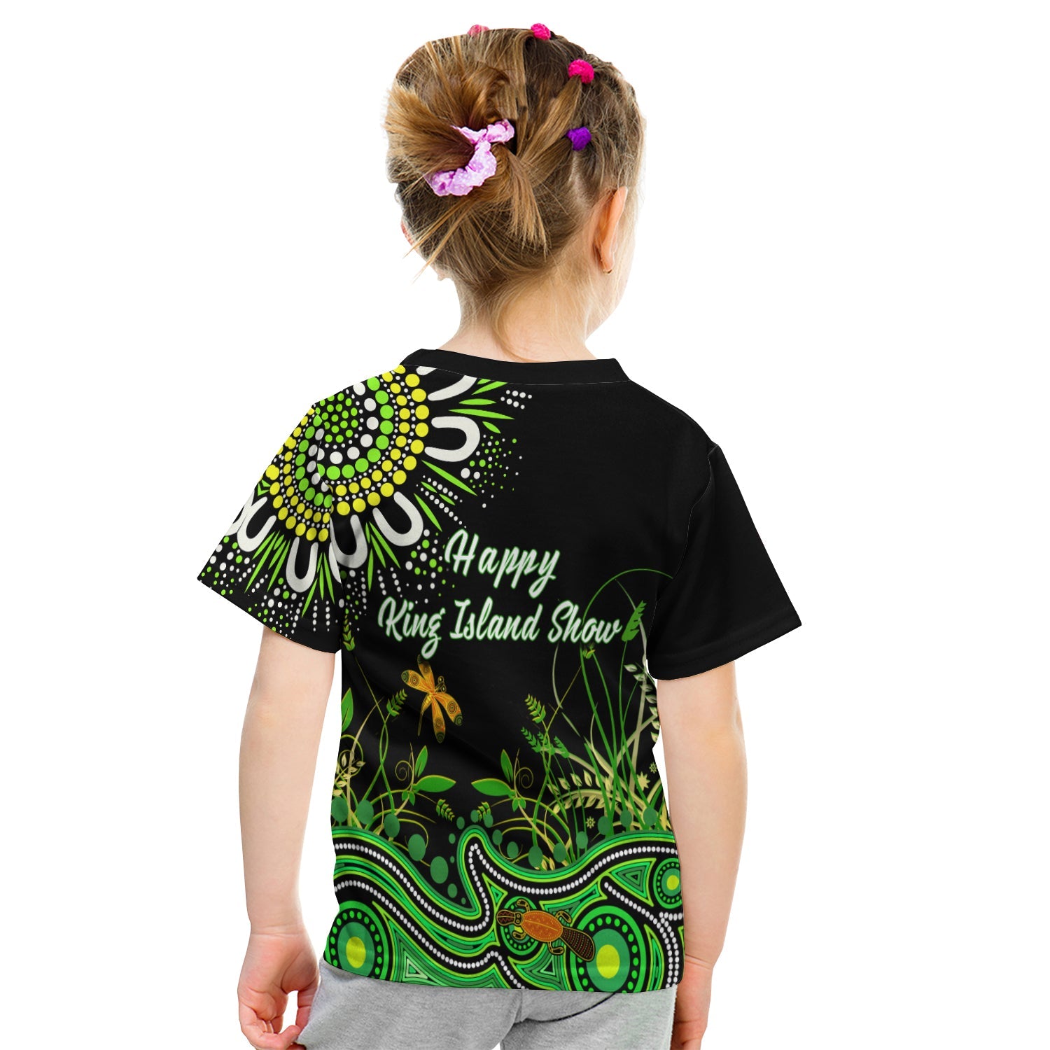 (Custom Personalised) Happy King Islands Show T shirt KID Aboriginal Tasmania Australia - Vibe Hoodie Shop