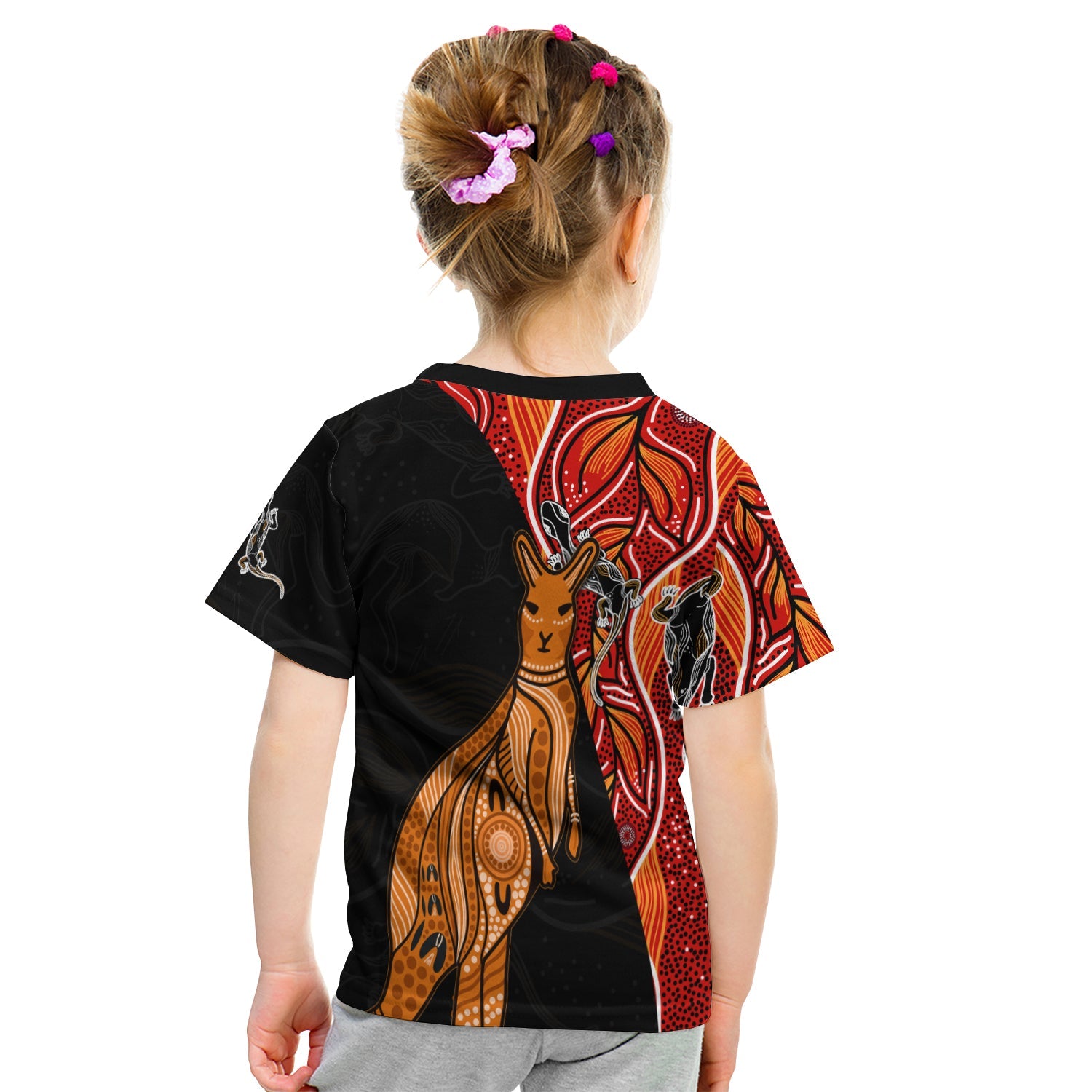 (Custom Personalised) Australia Map T shirt KID Aussie Kangaroo Aboriginal - Vibe Hoodie Shop