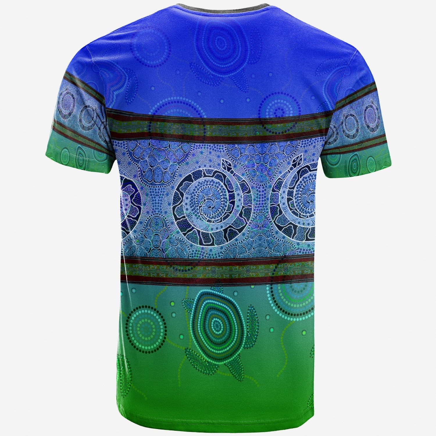 Tshirt - Turtle With Dhari Mask Snake Patterns - - Vibe Hoodie Shop