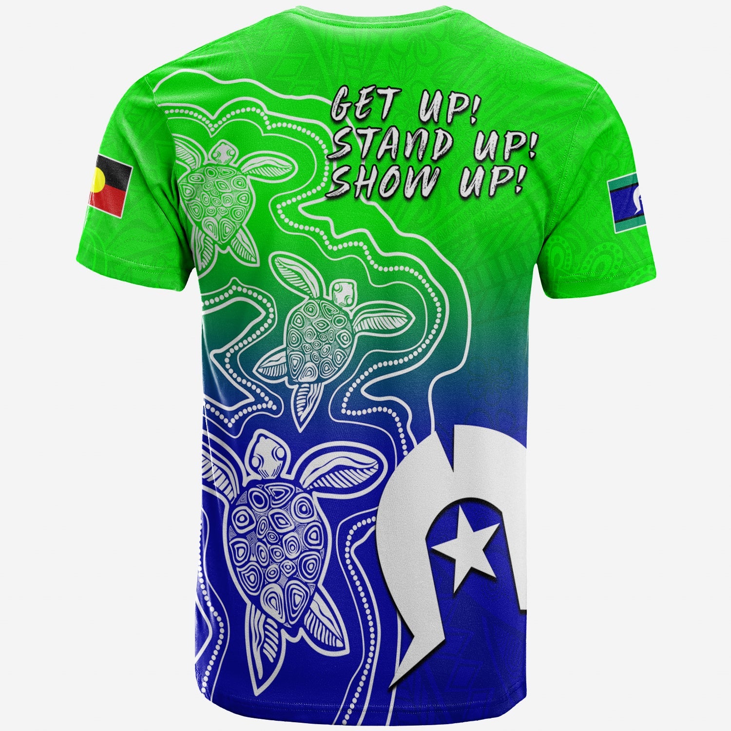 NAIDOC Week 2022 T shirt Torres Strait Islanders with Aboriginal Turtles - Vibe Hoodie Shop