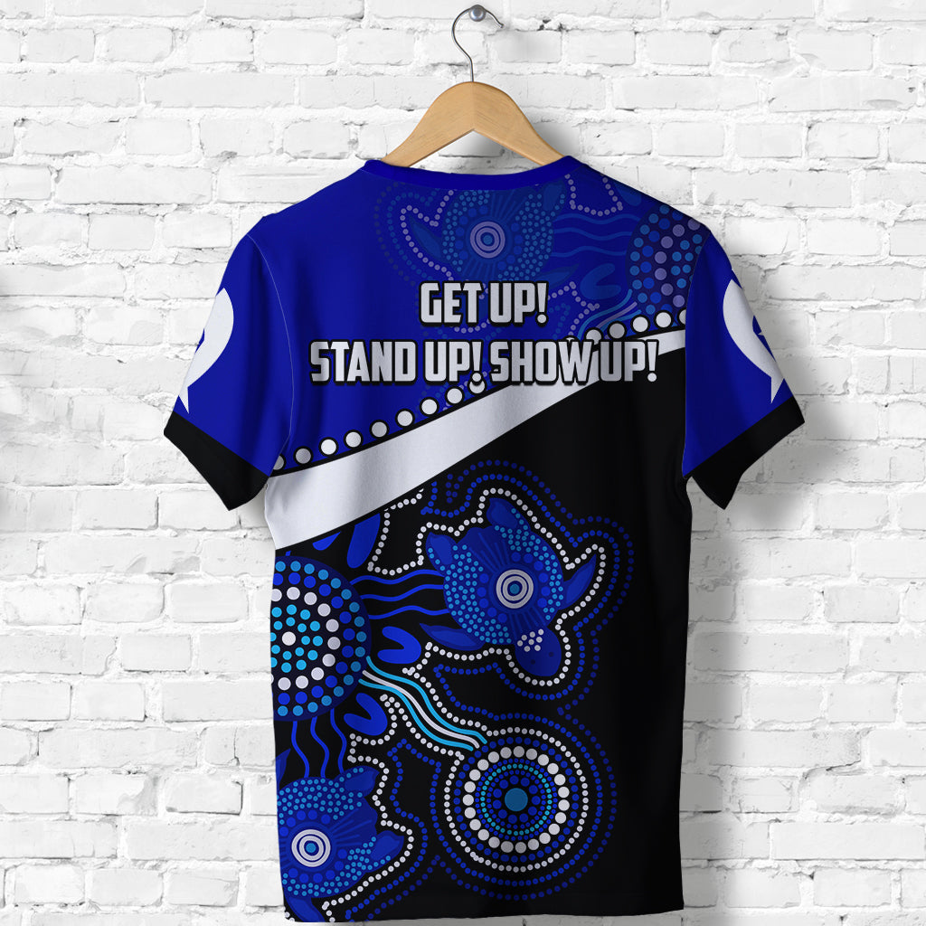 NAIDOC Week 2022 T shirt Torres Strait Islanders Version Blue Aboriginal Turtles - Vibe Hoodie Shop