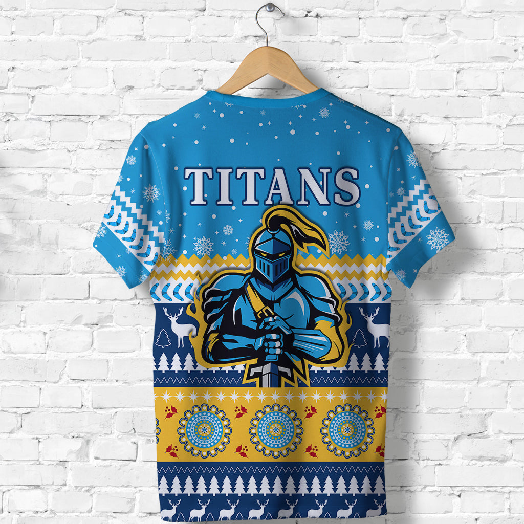 Titans T shirt Christmas Gold Coast - Vibe Hoodie Shop