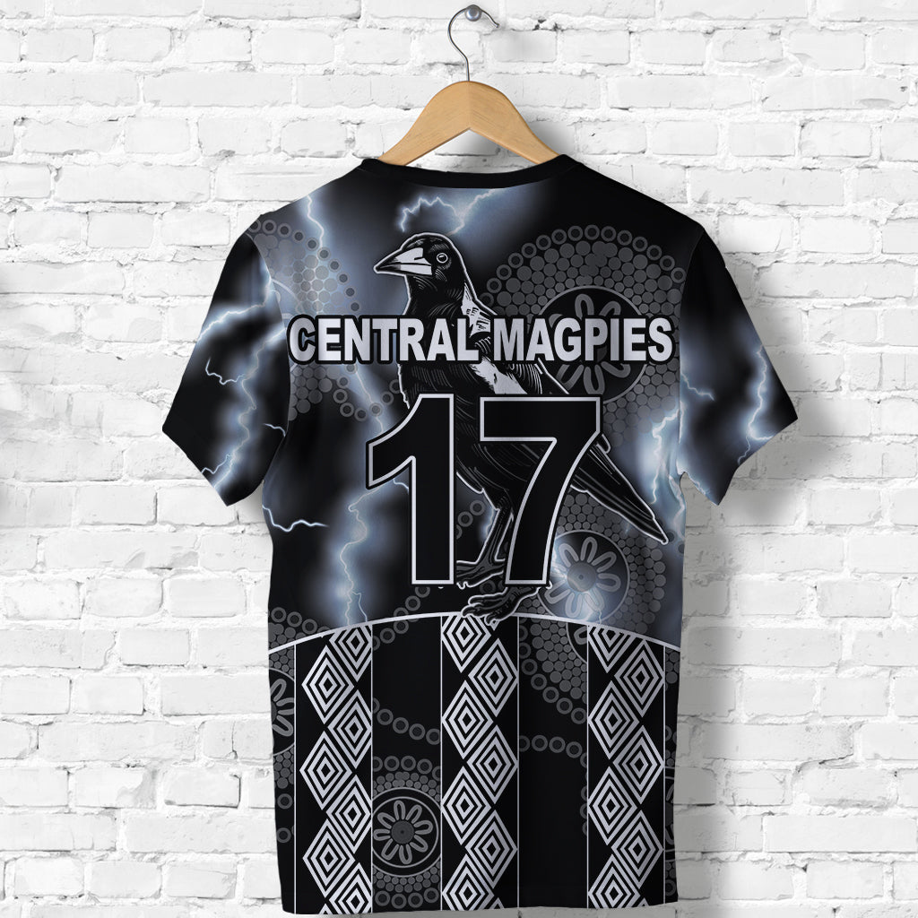 (CENTRAL MAGPIES 17) Magpies Flash Newest T shirt Collingwood Style RLT13 - Vibe Hoodie Shop