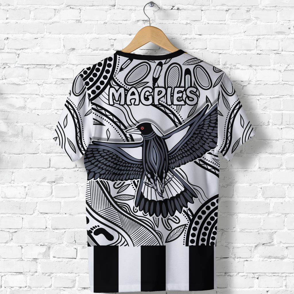 (Custom Personalised) Magpies Lovers T shirt Collingwood Forever - Vibe Hoodie Shop