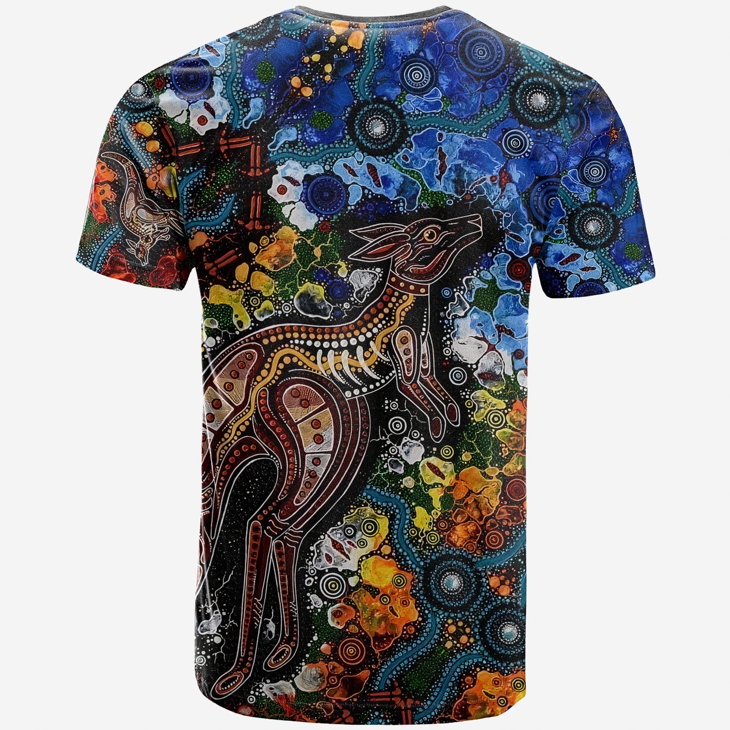 Kangaroos Indigenous T shirt Australia - Vibe Hoodie Shop