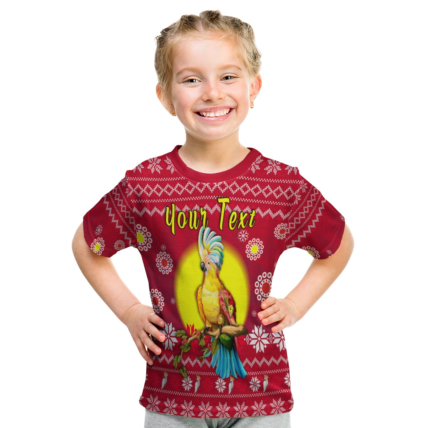 (Custom Personalised) Australia Christmas T shirt KID Be Loved Cockatoo - Vibe Hoodie Shop