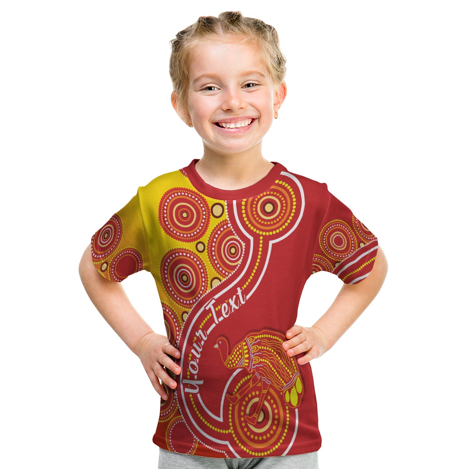 (Custom Personalised) King Islands T shirt KID Emu Aboriginal Tasmania Australia - Vibe Hoodie Shop