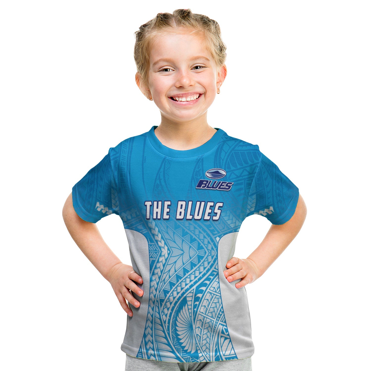 Blues T shirt KID Super Rugby New Zealand - Vibe Hoodie Shop