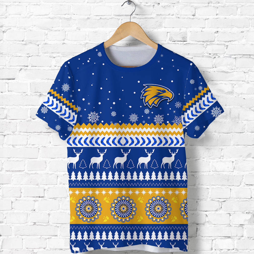 Eagles Christmas T shirt Indigenous West Coast - Vibe Hoodie Shop