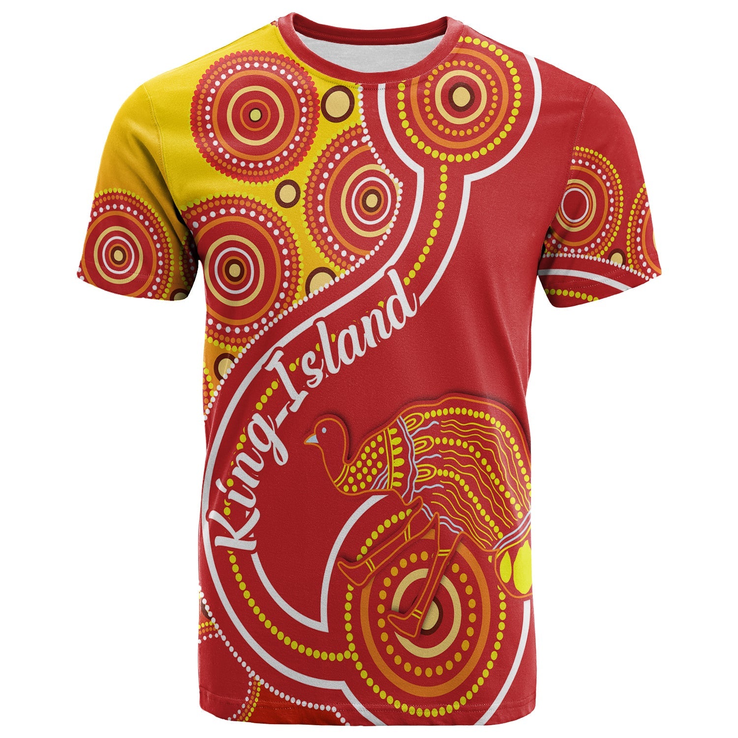 King Islands T shirt Emu Aboriginal Tasmania Australia - Vibe Hoodie Shop