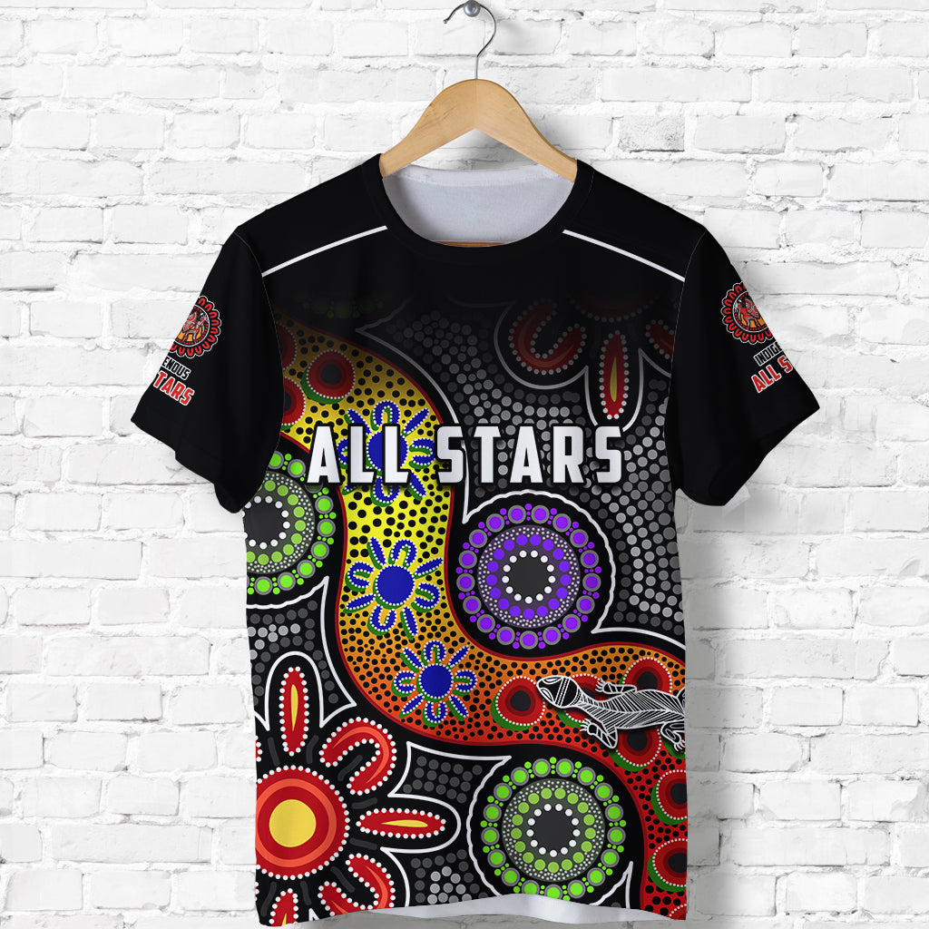 All Stars Christmas T shirt Indigenous Dreamtime - Vibe Hoodie Shop