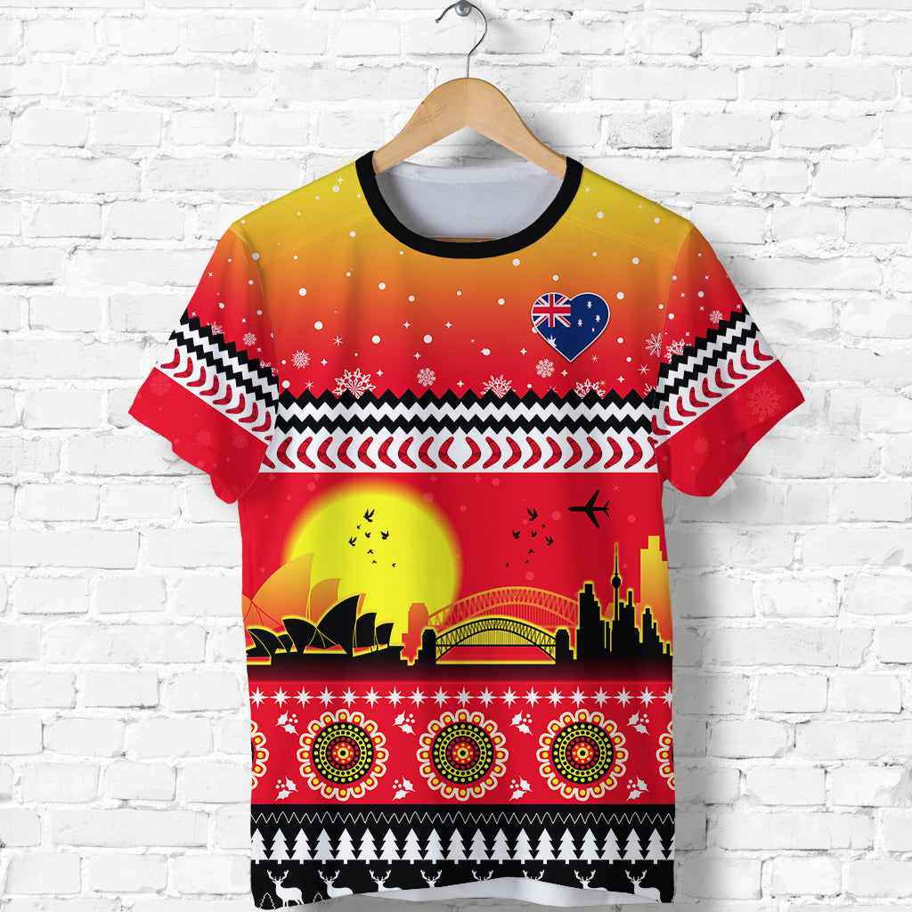 (Custom Personalised) Australia Christmas T shirt Proud Sydney Opera House - Vibe Hoodie Shop