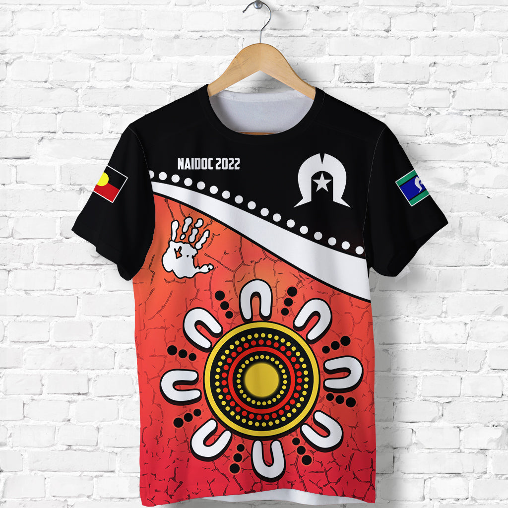 NAIDOC Week 2022 T shirt Torres Strait Islanders Version Red Aboriginal The Dhari - Vibe Hoodie Shop