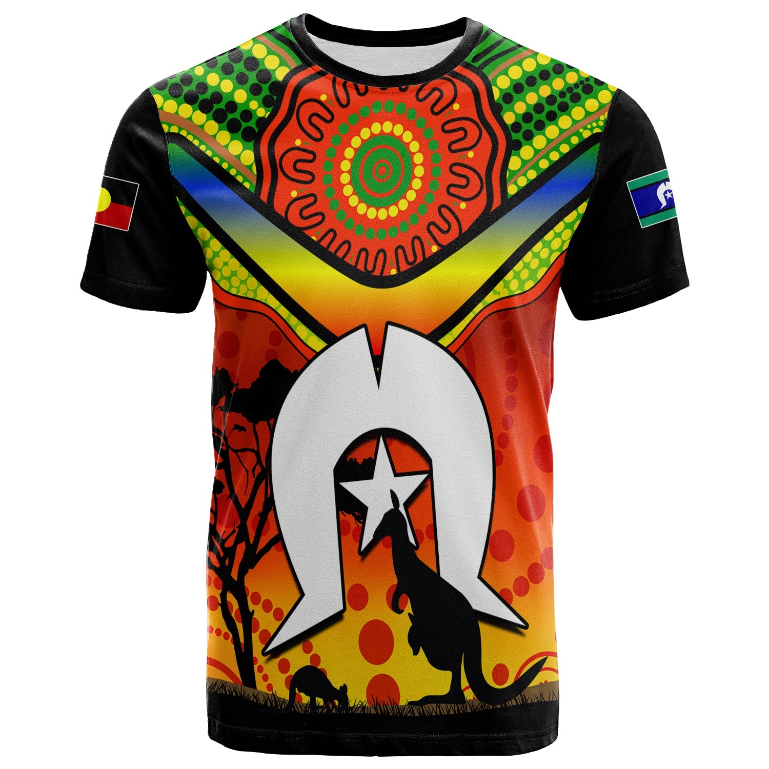 NAIDOC Week 2022 T shirt Dhari Aboriginal Get Up! Stand Up! Show Up! - Vibe Hoodie Shop
