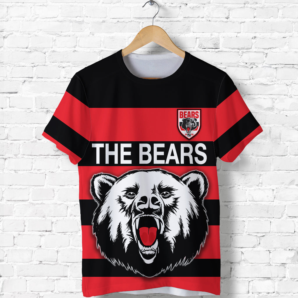 (Custom Personalised) The Bears T shirt North Sydney Bears Strong Comeback - Custom Text and Number - Vibe Hoodie Shop