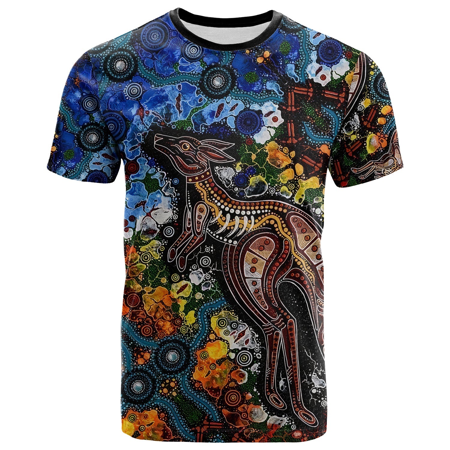 Kangaroos Indigenous T shirt Australia - Vibe Hoodie Shop