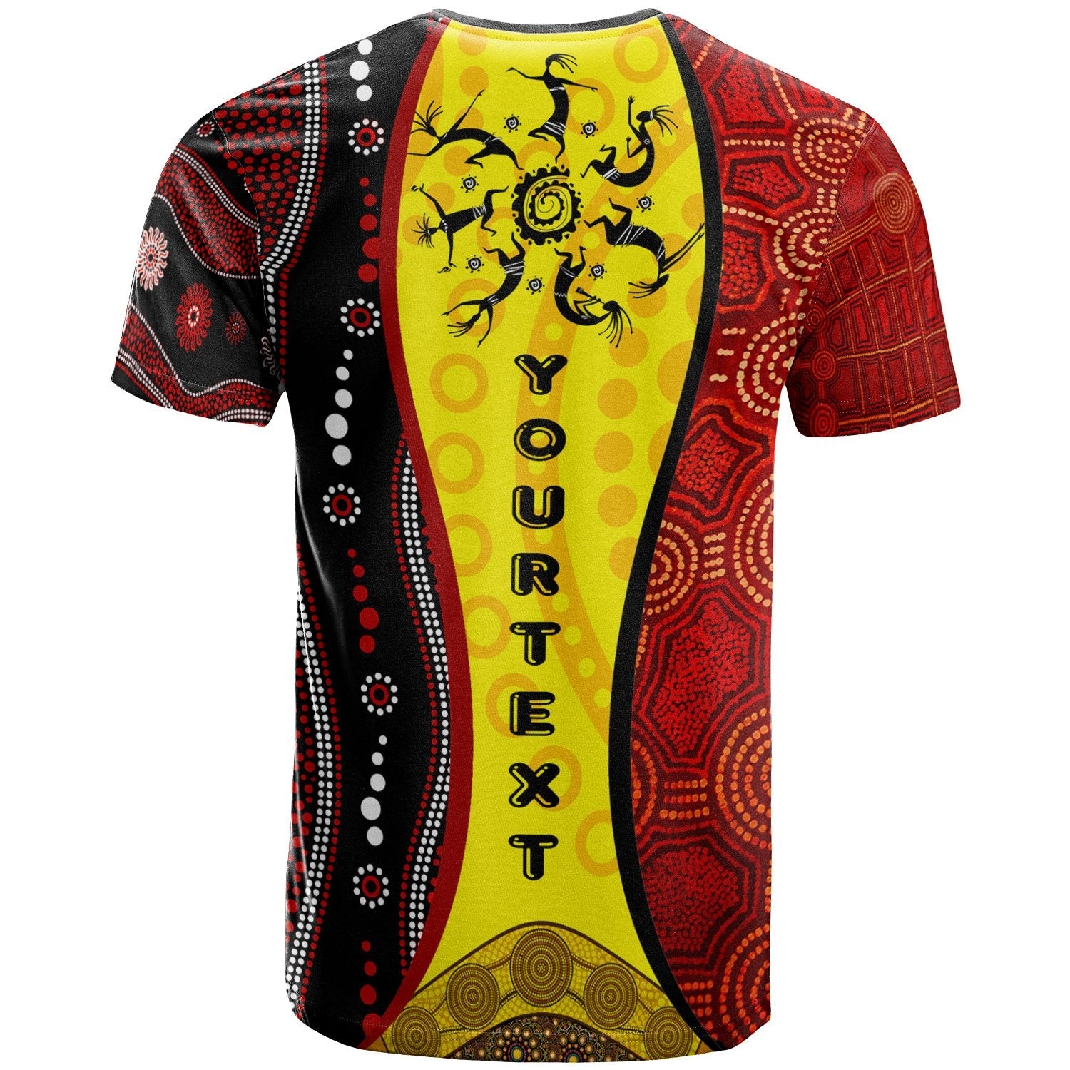 Aboriginal T shirts, Koori Dot Acrylic Paint and Dreamtime, Dance - Vibe Hoodie Shop