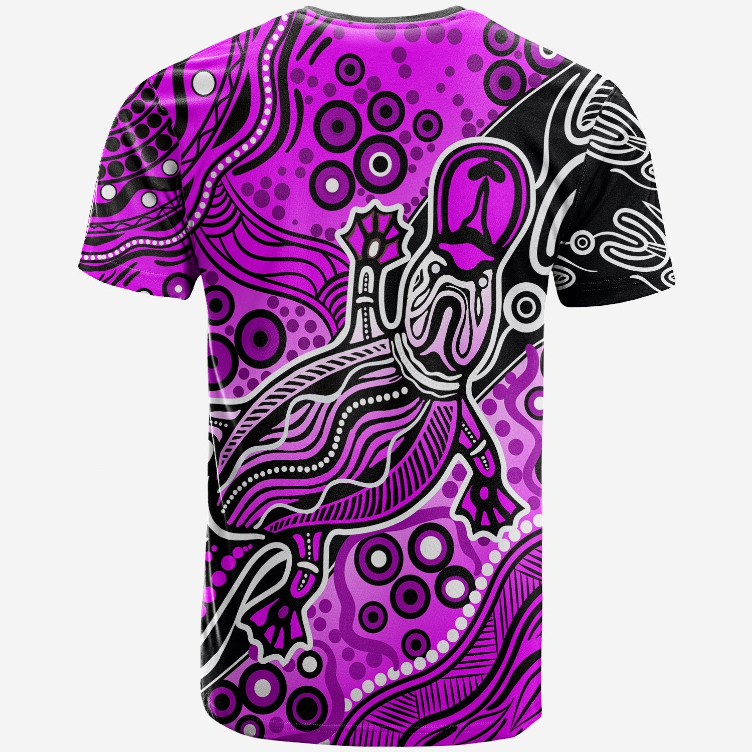 Aboriginal Platypus T shirt Tribal No.1 - Vibe Hoodie Shop