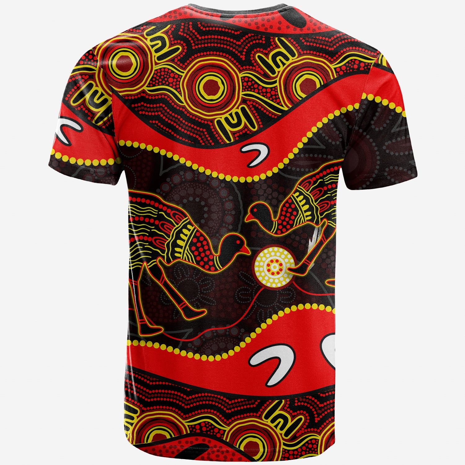 Emu Aboriginal T shirt Style No.2 - Vibe Hoodie Shop