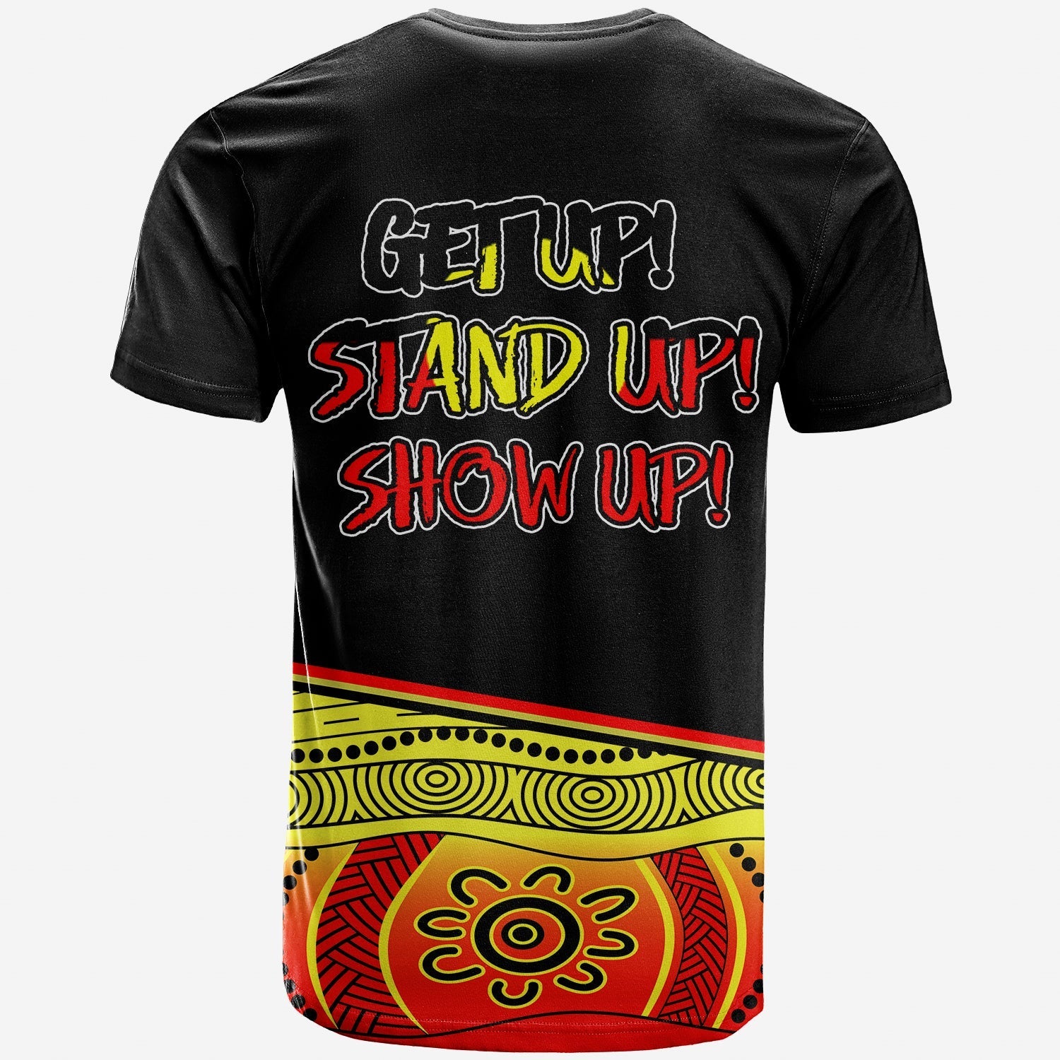 NAIDOC Week 2022 T shirt Aboriginal Flag - Vibe Hoodie Shop