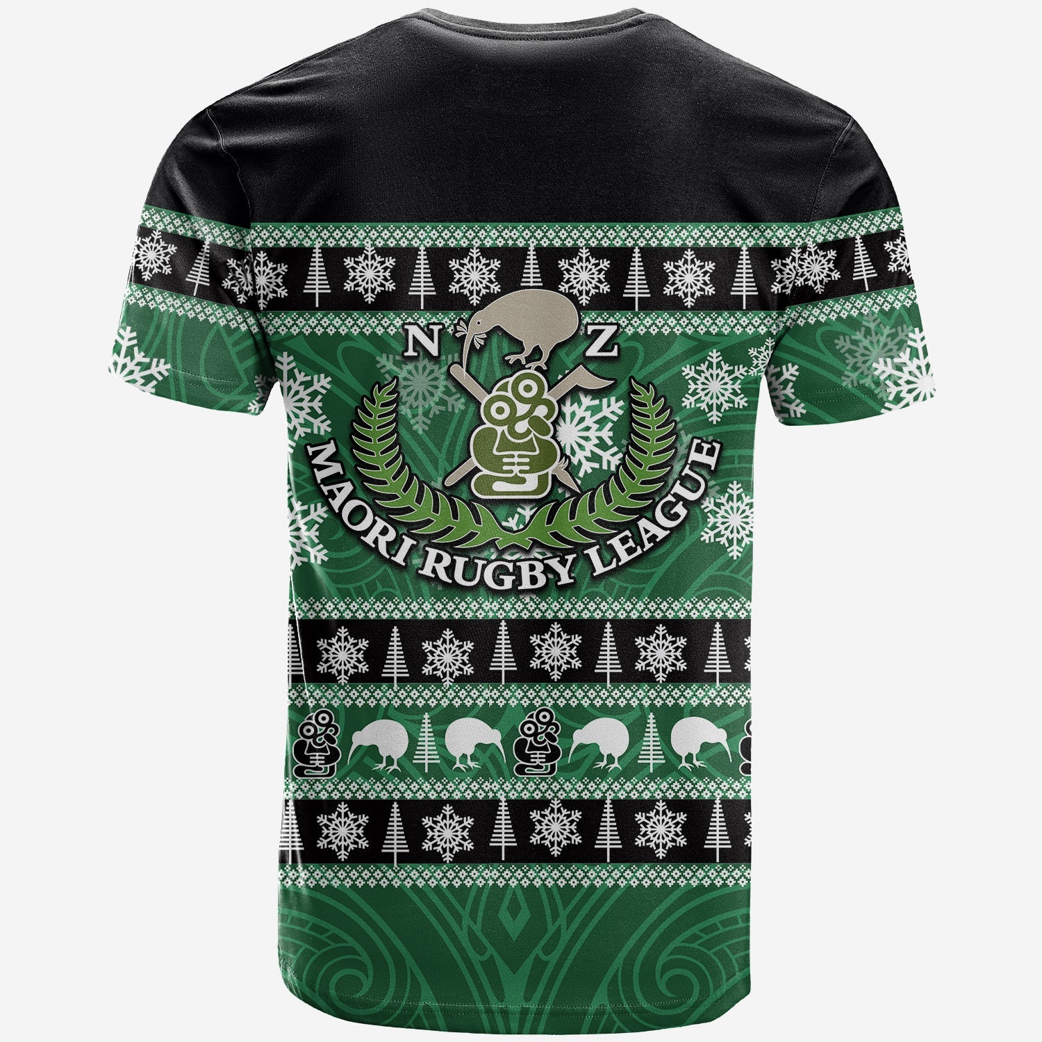 New Zealand Mori Rugby All Stars T shirt Christmas 2021 - Vibe Hoodie Shop