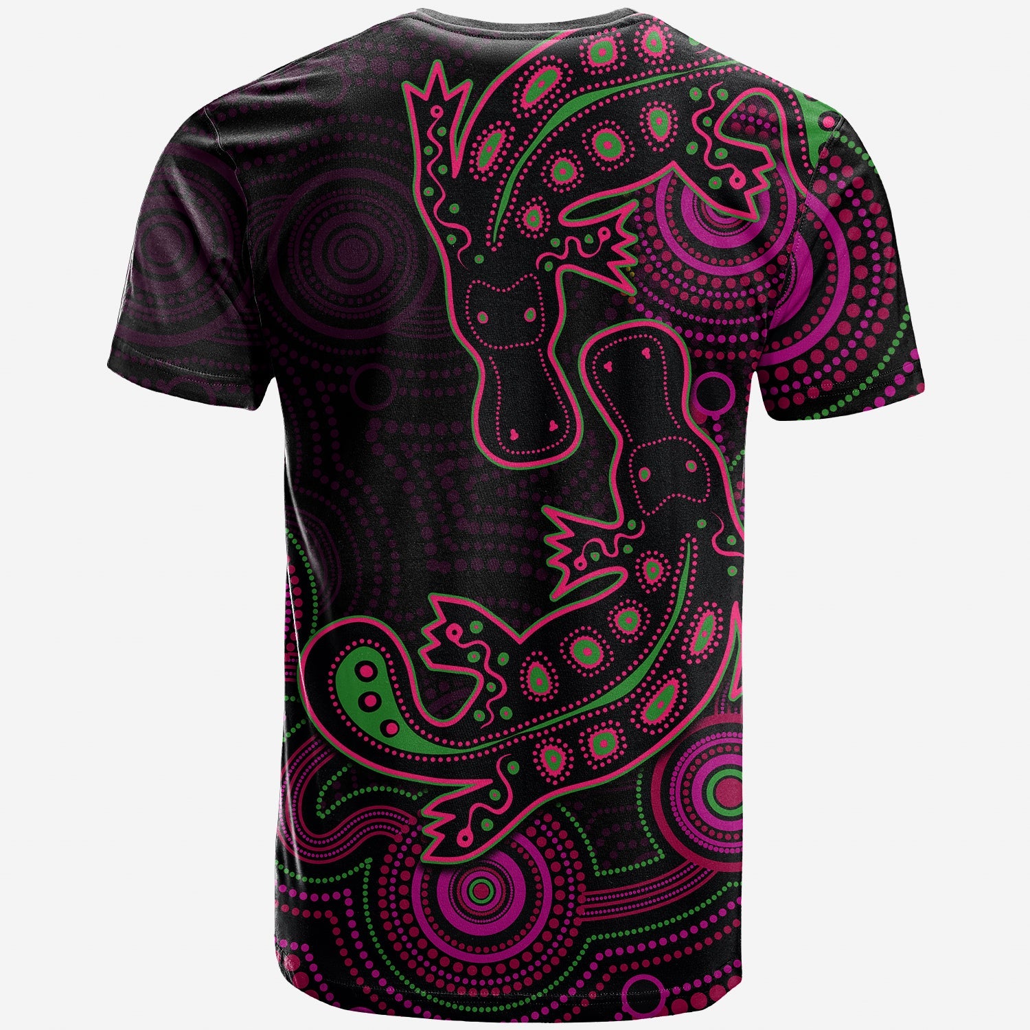 (Custom Personalised) Aboriginal Platypus T shirt Dot Patterns Style No.5 - Vibe Hoodie Shop