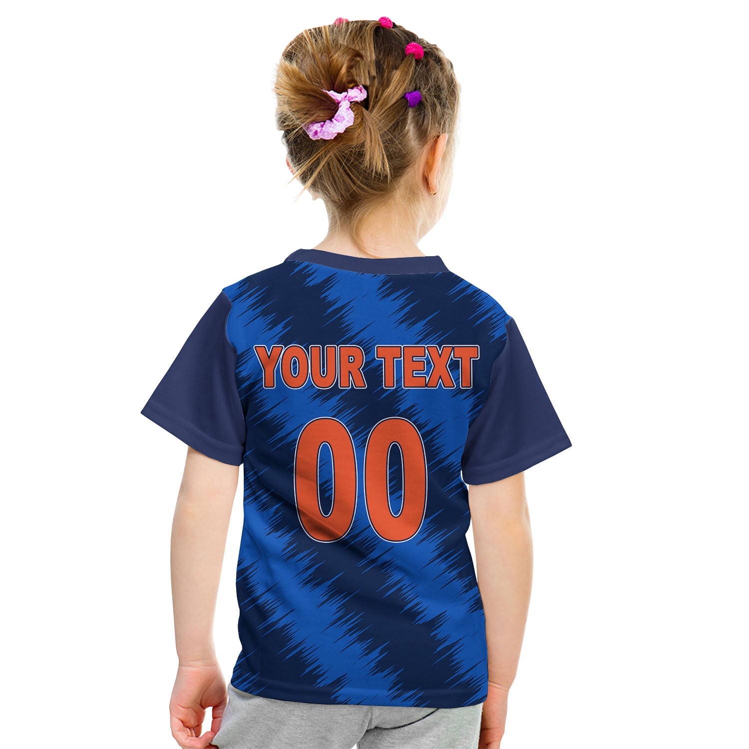 (Custom Personalised And Number) India Cricket Men's T20 World Cup T Shirt KID - Vibe Hoodie Shop