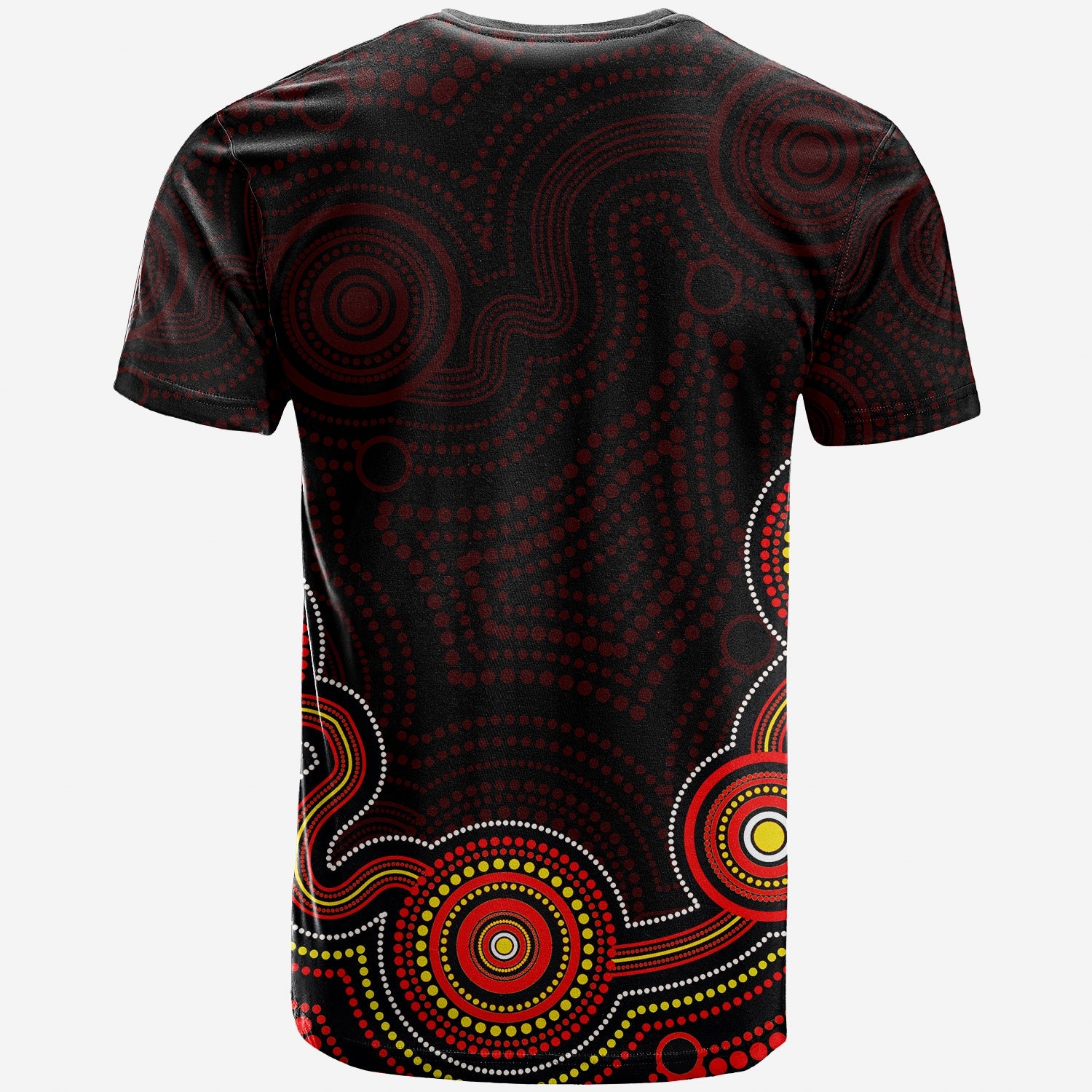 (Custom Personalised) Aboriginal T Shirt Dot Patterns Style - Vibe Hoodie Shop