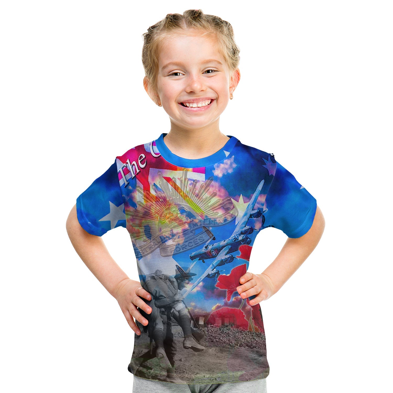 (Custom Personalised) ANZAC Australia T shirt KID Legend - Vibe Hoodie Shop