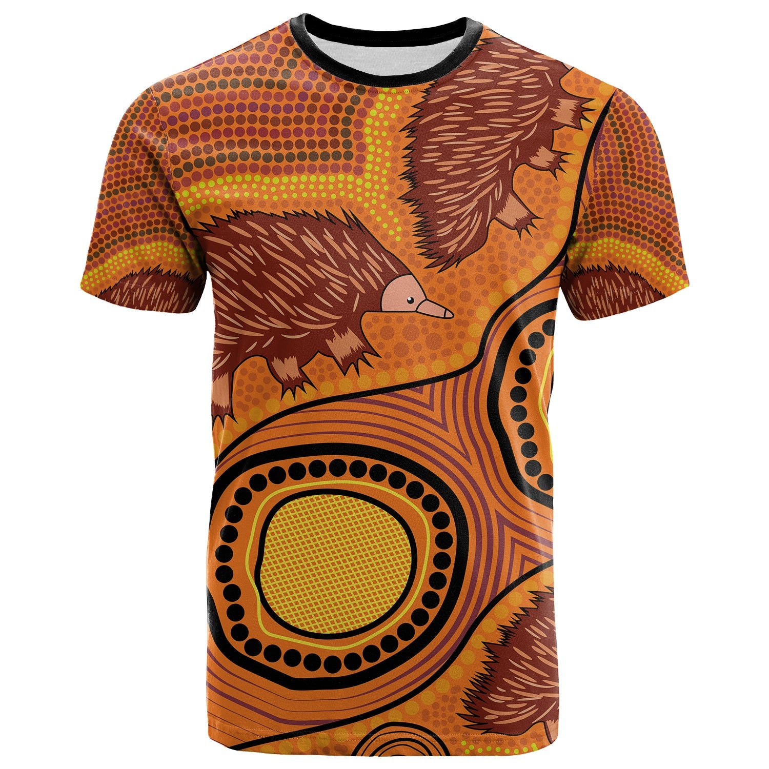 Echidna Aboriginal T shirt Style No.1 - Vibe Hoodie Shop