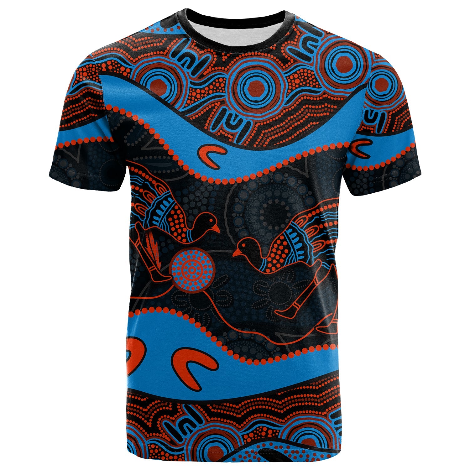 Emu Aboriginal T shirt Style No.5 - Vibe Hoodie Shop