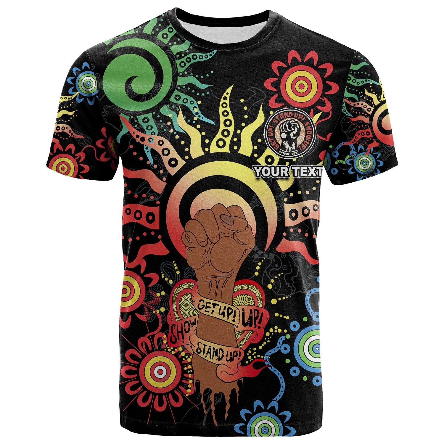 (Custom Personalised) NAIDOC Week 2022 T shirt Let's Fight Together - Vibe Hoodie Shop