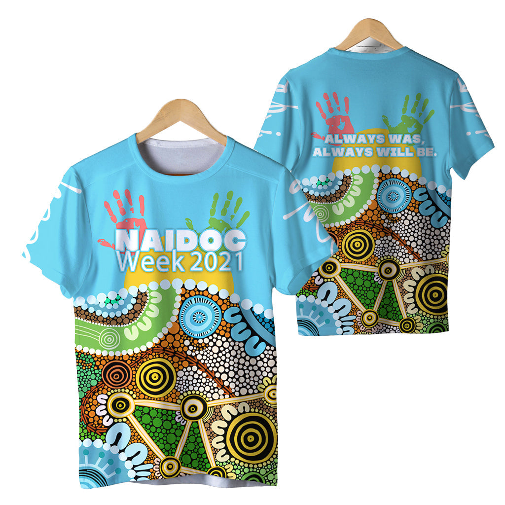 NAIDOC Week 2021 T shirt Aboriginal Art LT16 - Vibe Hoodie Shop