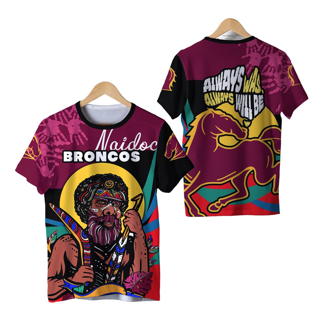 Broncos NAIDOC Week T shirt Indigenous Special Style - Vibe Hoodie Shop