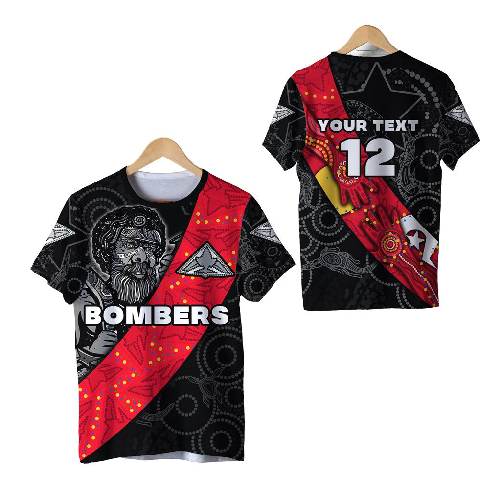 (Custom Personalised) Bombers NAIDOC Week T shirt Essendon Ingenious Spesial Version - Custom Text and Number - Vibe Hoodie Shop