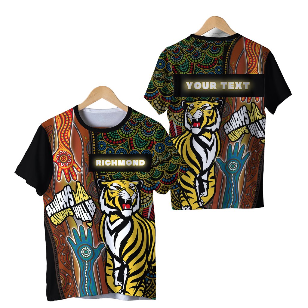 (Custom Personalised) Richmond NAIDOC Week T shirt Tigers Aboriginal Sport Style - Vibe Hoodie Shop