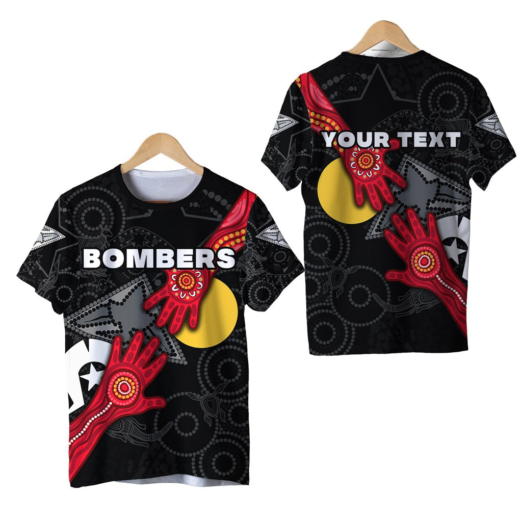 (Custom Personalised) Bombers NAIDOC Week T shirt Essendon Aboriginal - Vibe Hoodie Shop