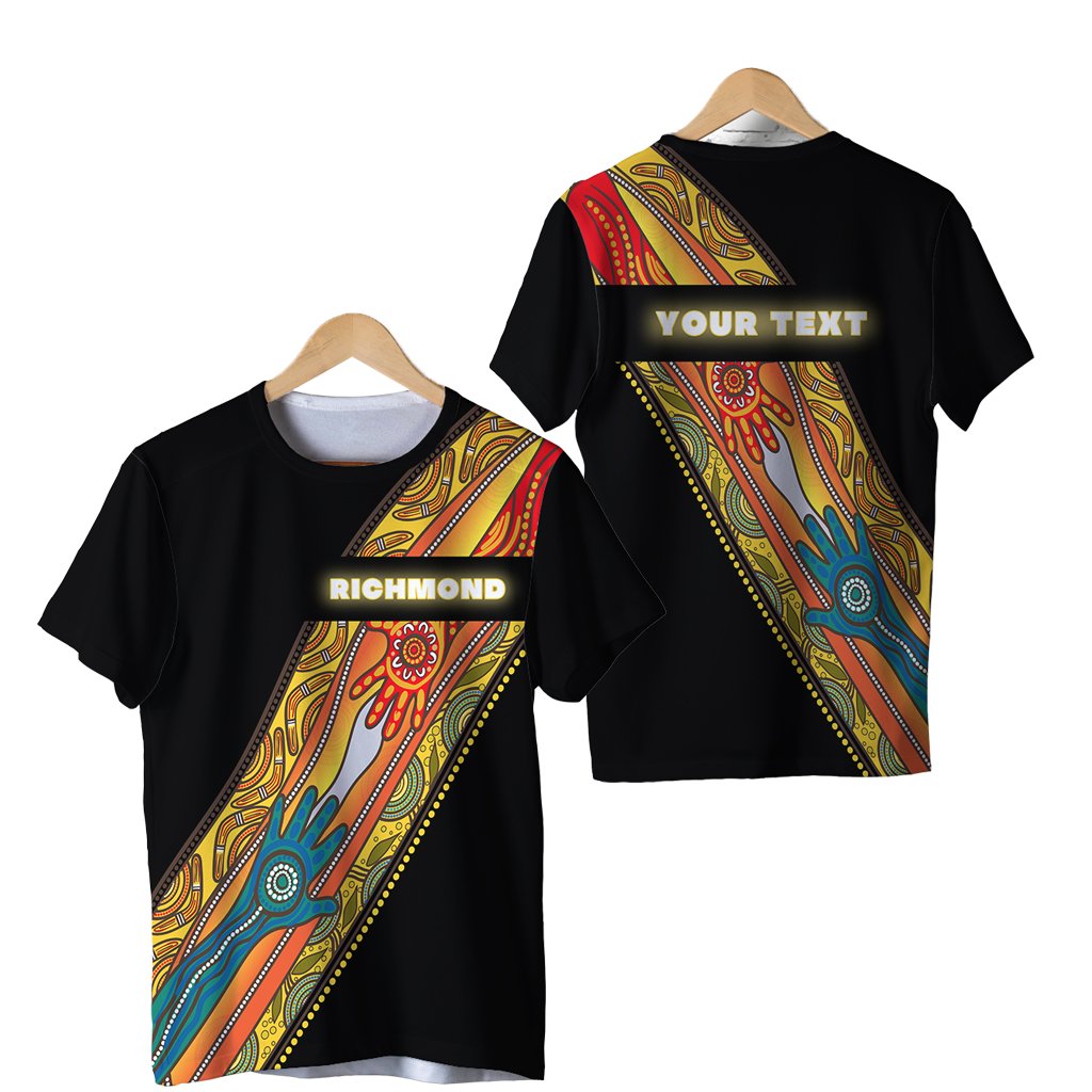 (Custom Personalised) Richmond Premier T shirt Tigers Aboriginal Sport Style - Vibe Hoodie Shop